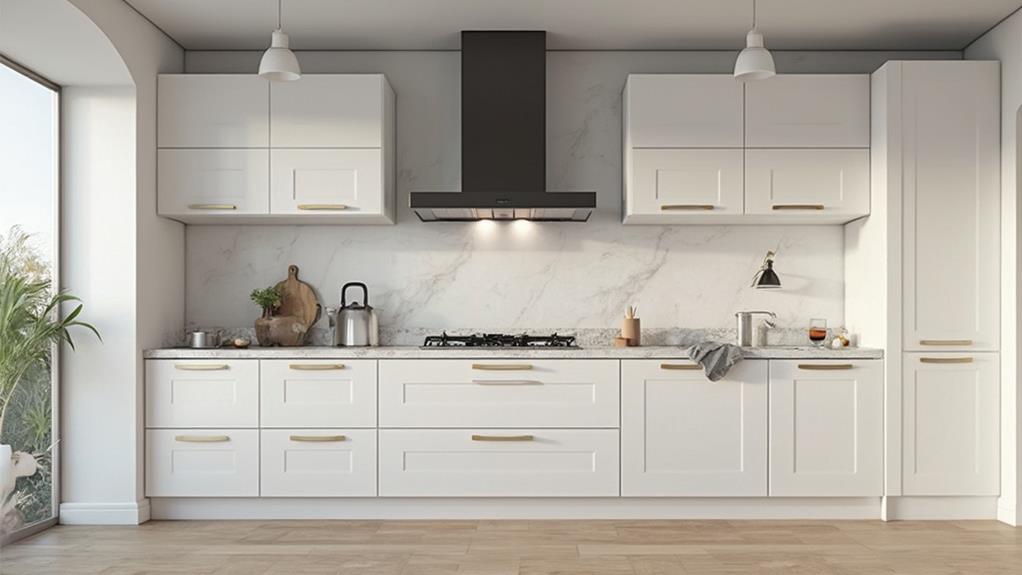 balanced cabinet arrangement design
