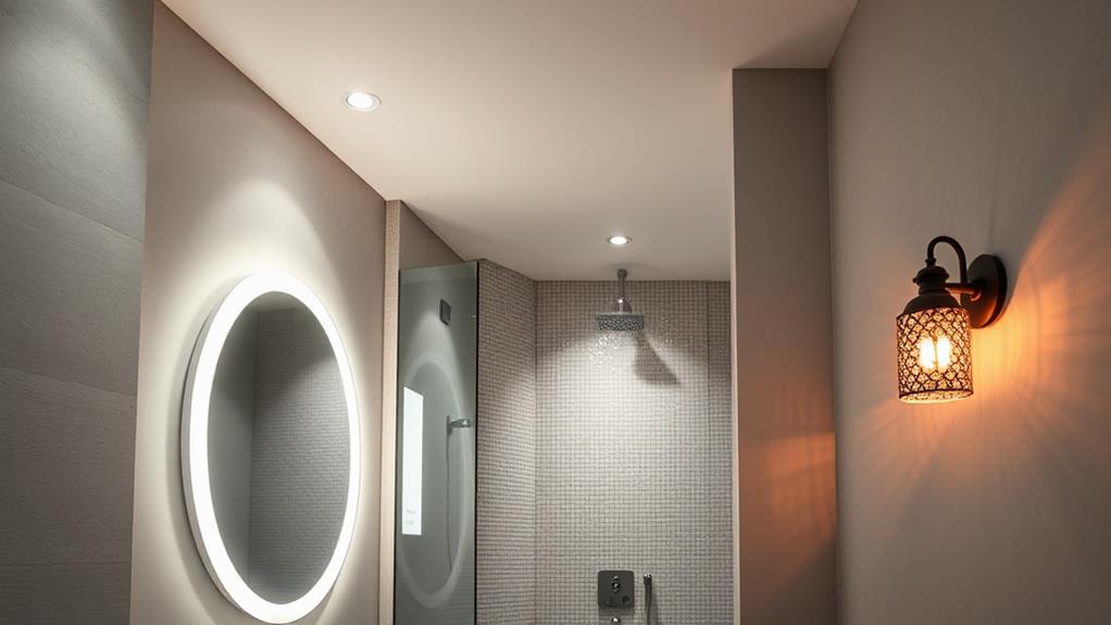 bathroom lighting design layers