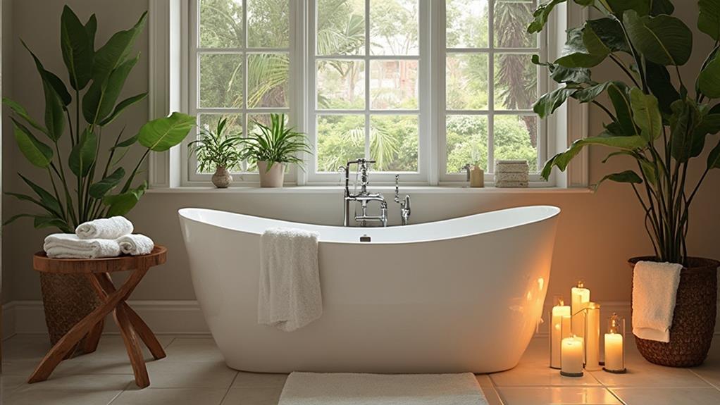 bathroom oasis seating relaxation areas