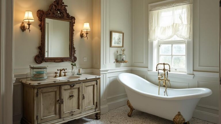 bathroom remodel vintage antique charm