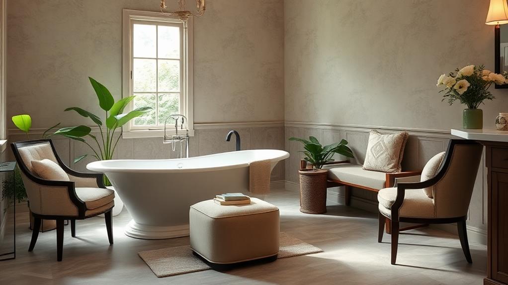 bathroom seating options and varieties