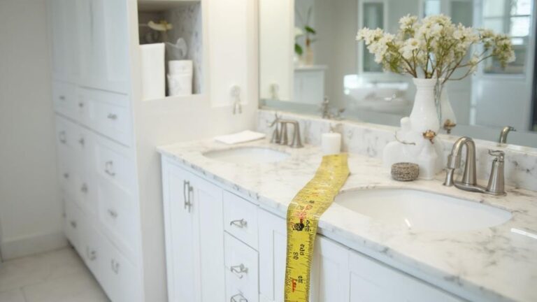 bathroom vanity size and style