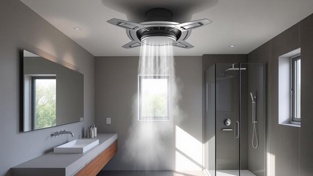 bathroom ventilation fan capacity