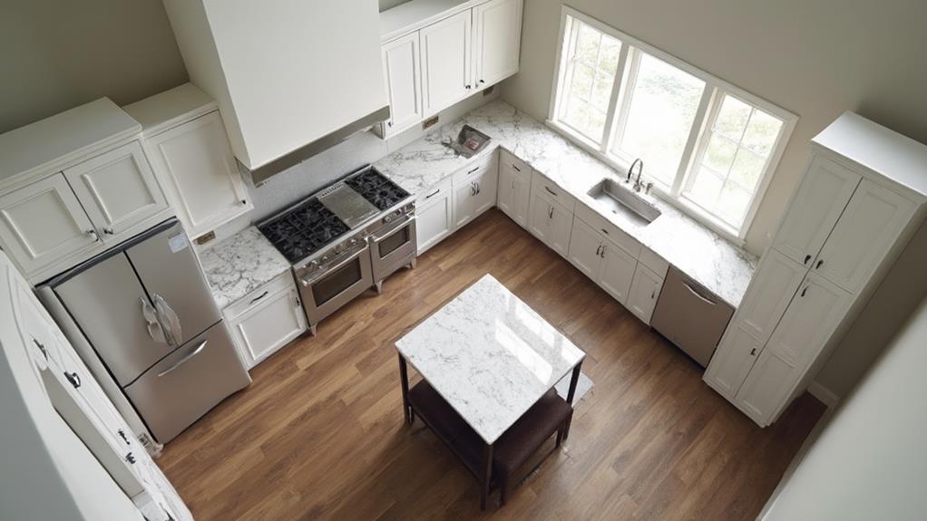 classic l shaped kitchen layout