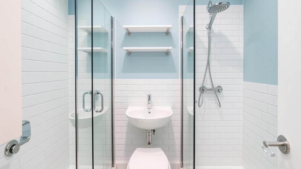 compact spatial solutions for bathrooms