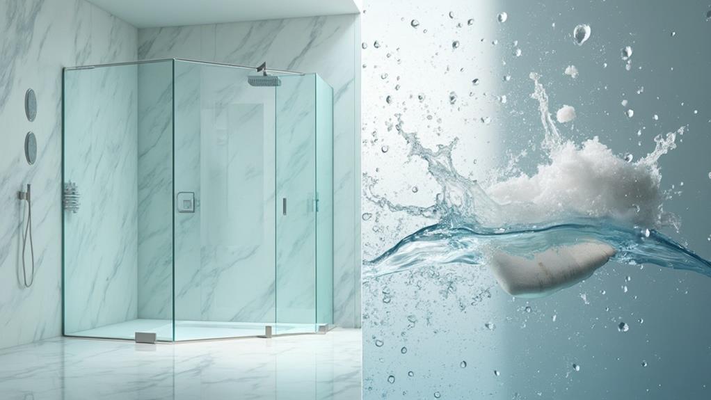 enclosing showers pros and cons