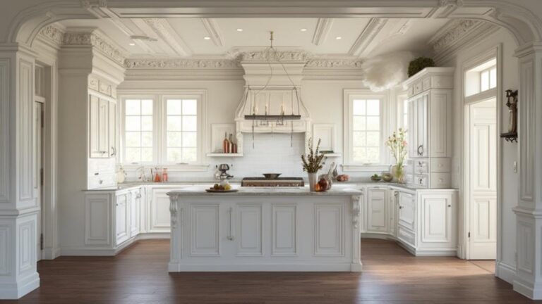 enhancing kitchen aesthetics through molding