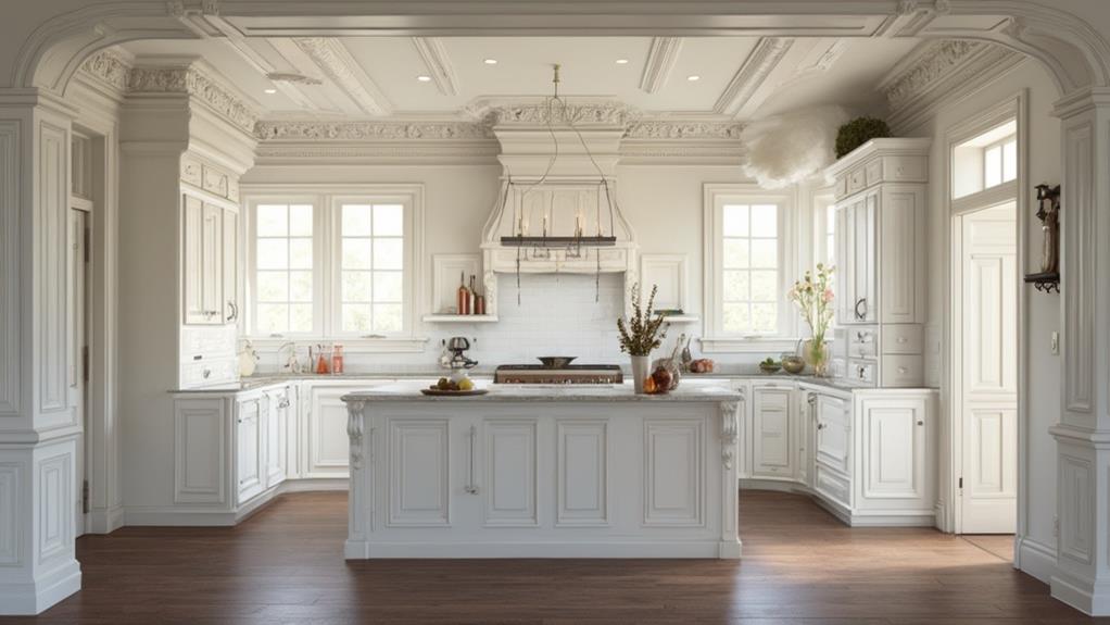 enhancing kitchen aesthetics through molding