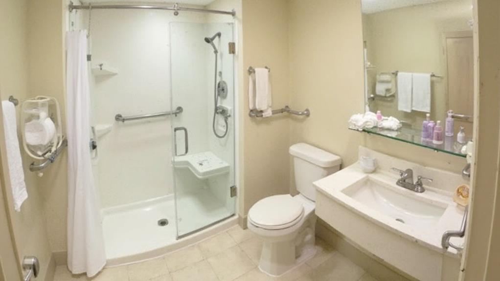 inclusive adaptable accessible bathroom design