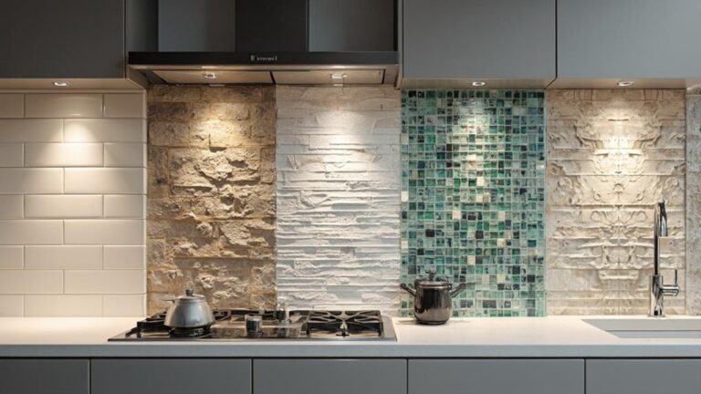 kitchen backsplash material considerations
