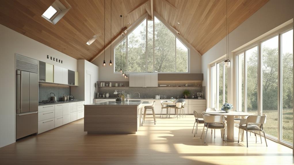 kitchen design influenced by height