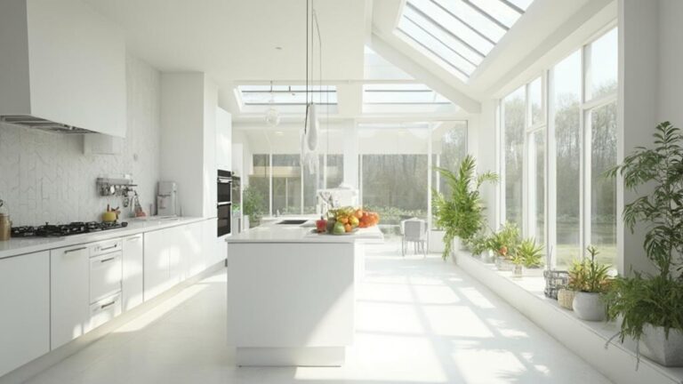 kitchen design natural light maximized