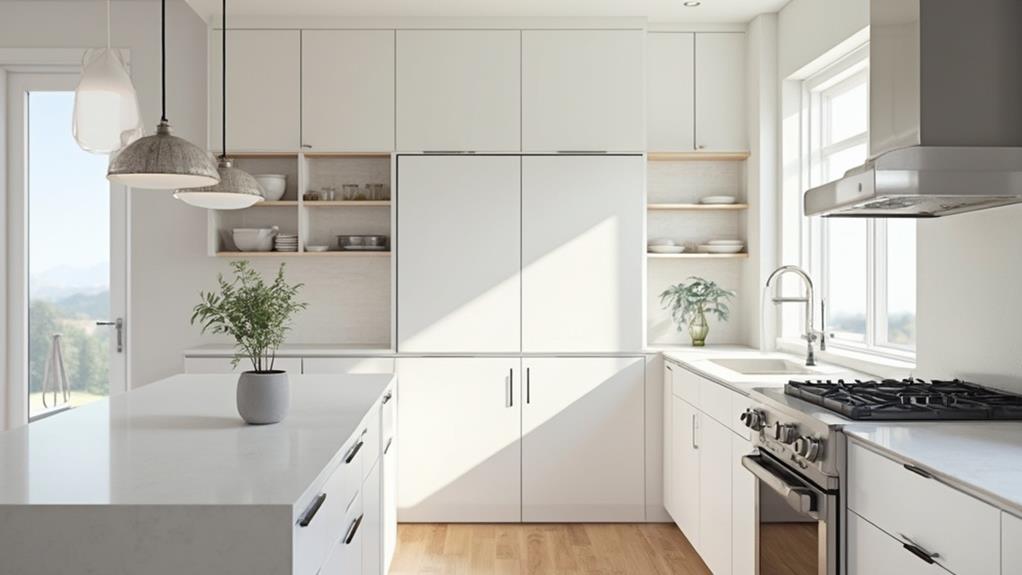 minimalist less design kitchen