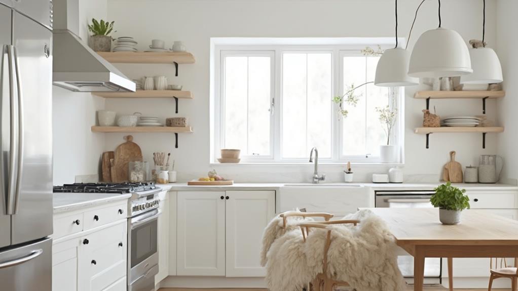 minimalist natural functional scandinavian kitchen design