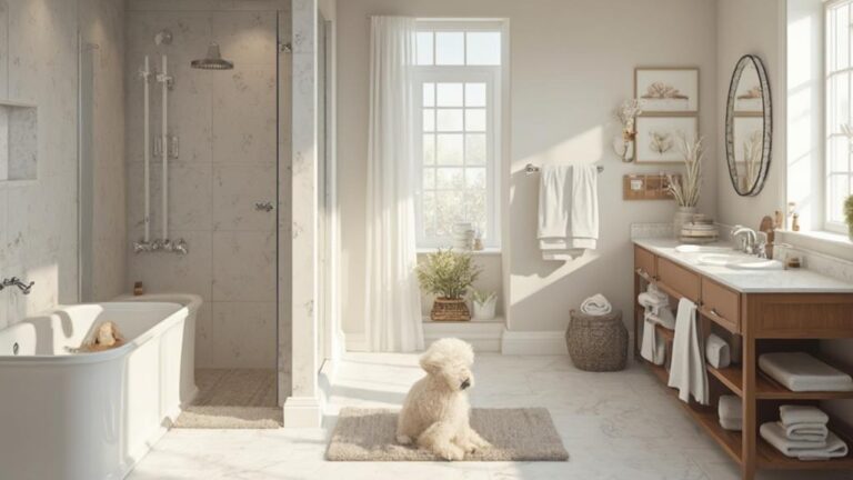 pet friendly bathroom design solutions