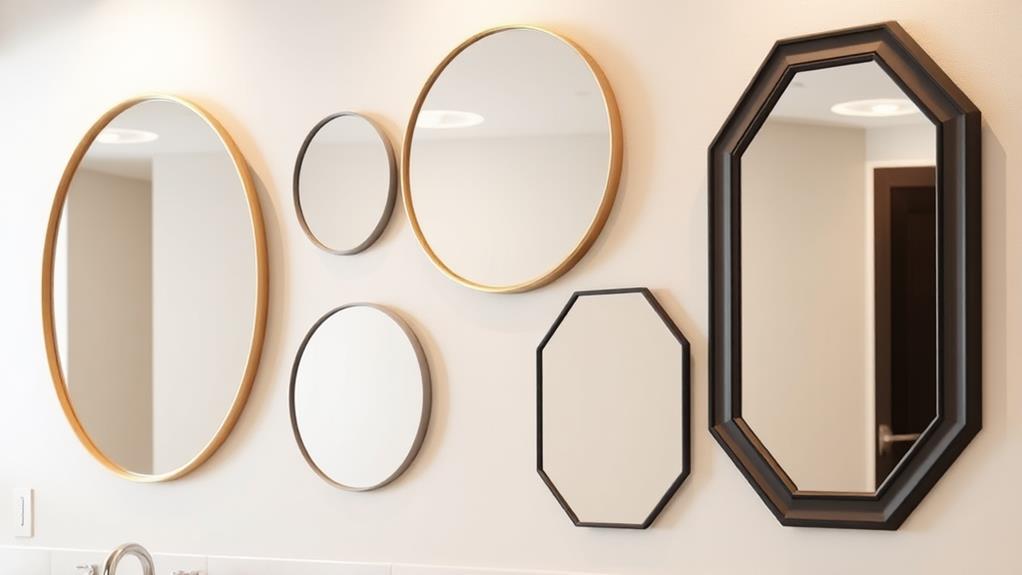 reflective geometric design compositions