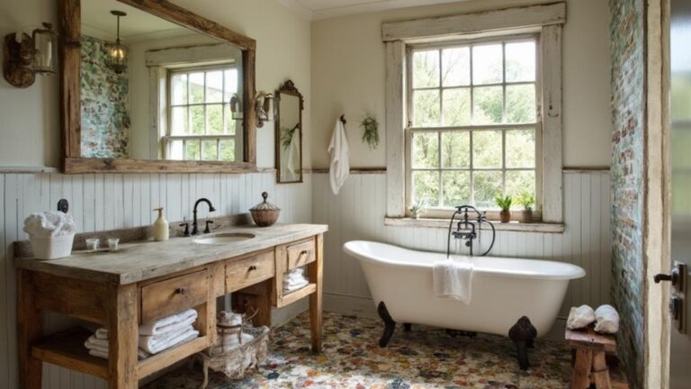 repurposed materials elevate bathroom remodeling