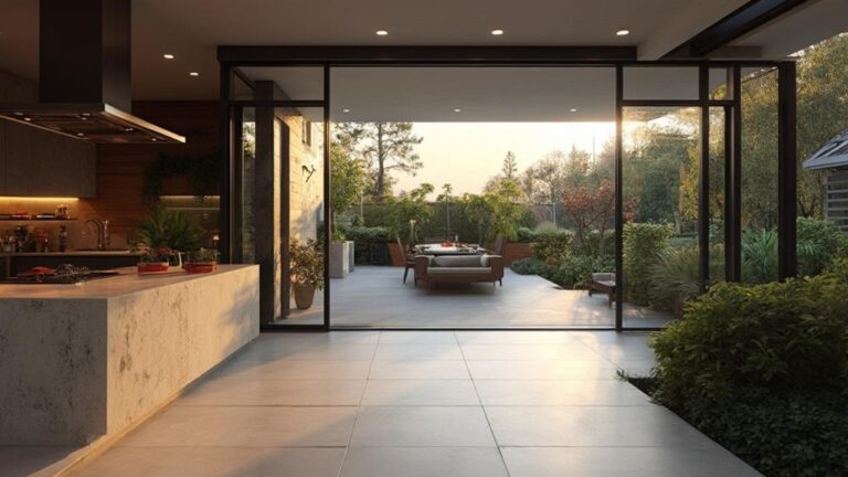 seamless kitchen outdoor living integration