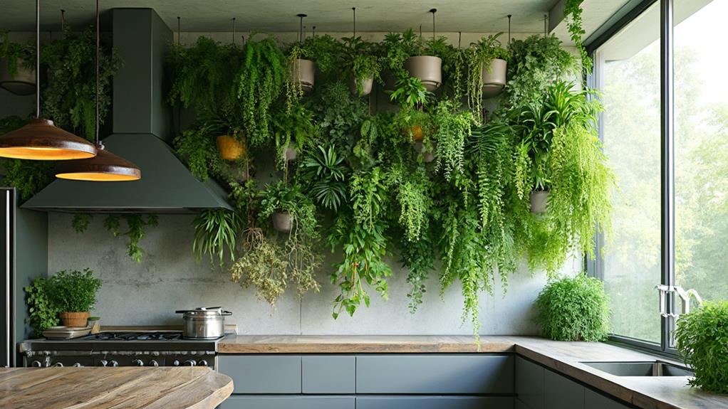 verdant vertical plant walls