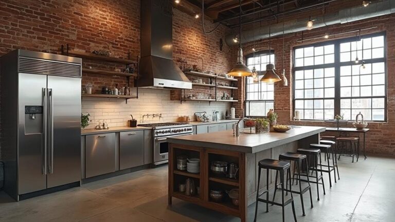 warehouse inspired kitchen design style