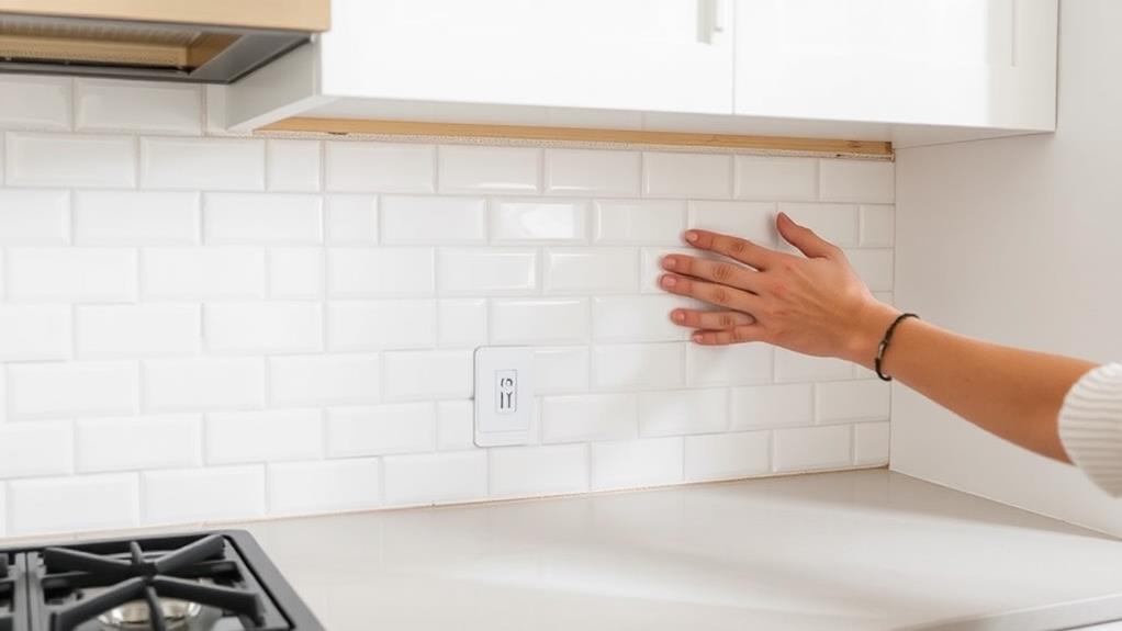 adhesive tile coverings for surfaces
