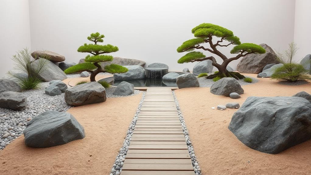 balance through hardscaping