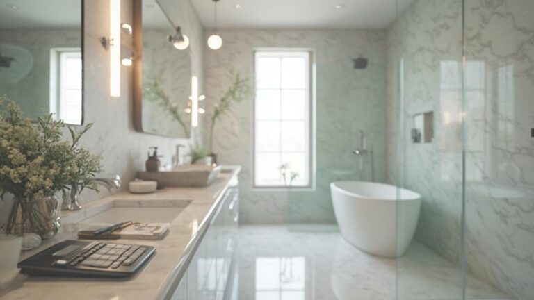 bathroom fixtures and finishes budgetary planning