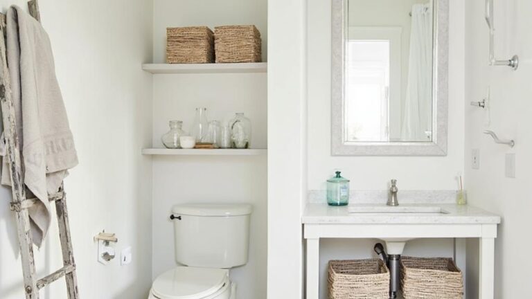 bathroom space efficient storage budget friendly solutions