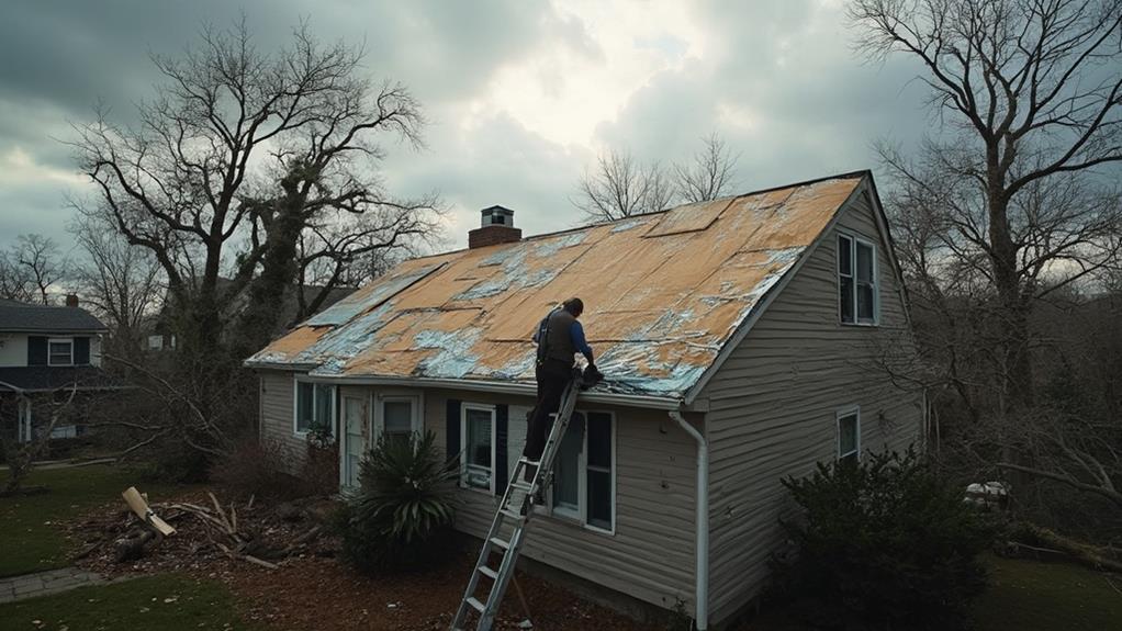 claim storm roof navigation