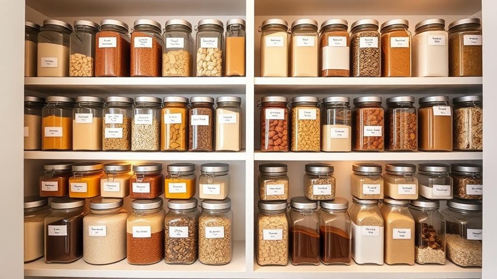 clearly labeled everything concisely captured