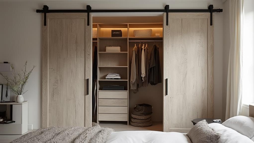 closet door transformation inspiration