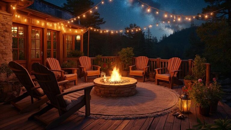 cozy outdoor living space renovation