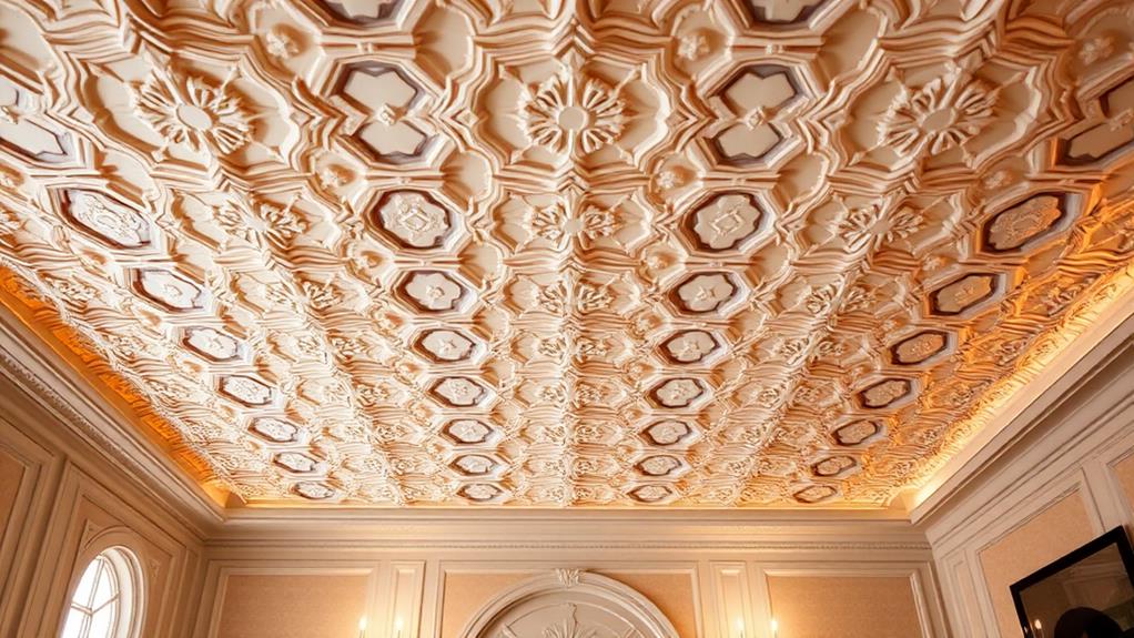 decorative tiled patterned surfaced