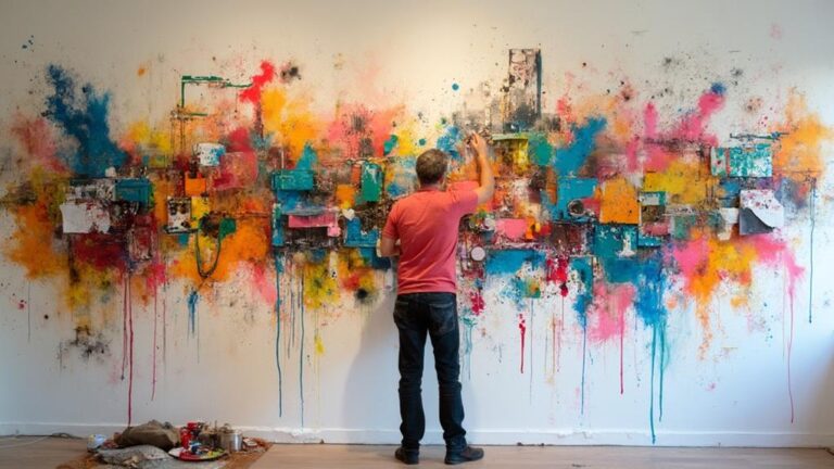 diy budget friendly large scale art projects