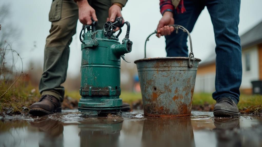 diy or professional water drainage