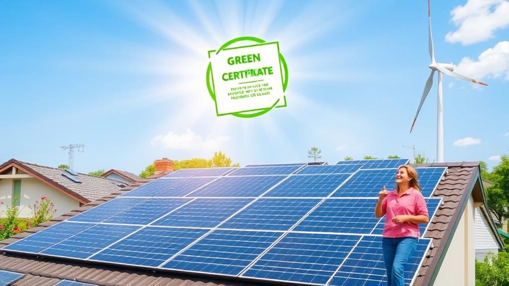 energy certificates representing renewables