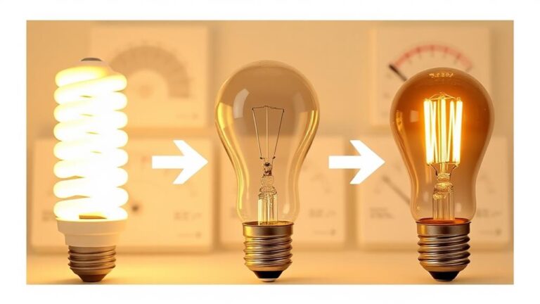 energy efficient lighting comparison