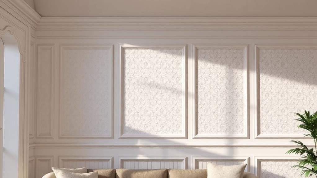 faux decorative wall paneling