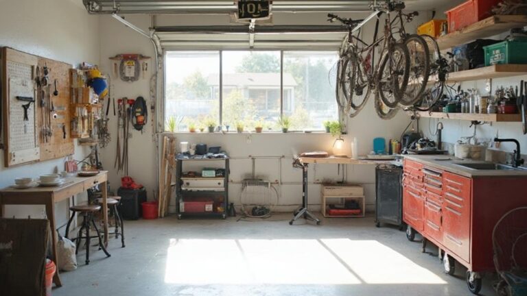 garage transformation on a tight budget