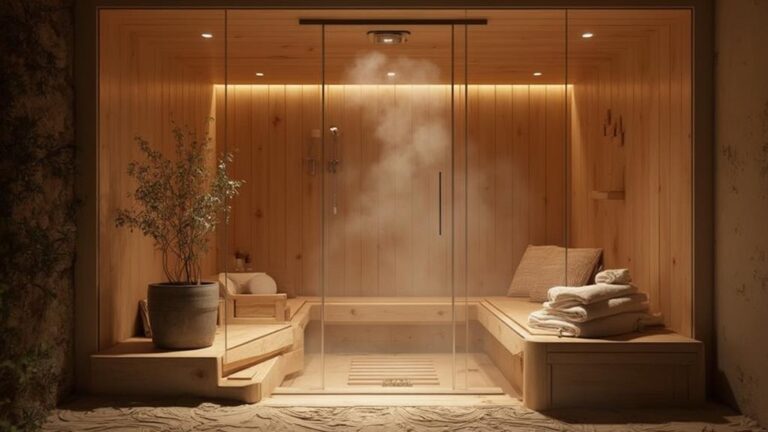 home sauna steam room design