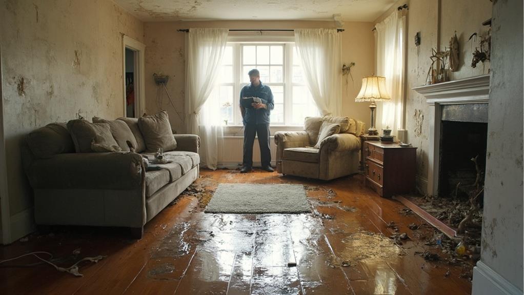 homeowners insurance claims standing water damage
