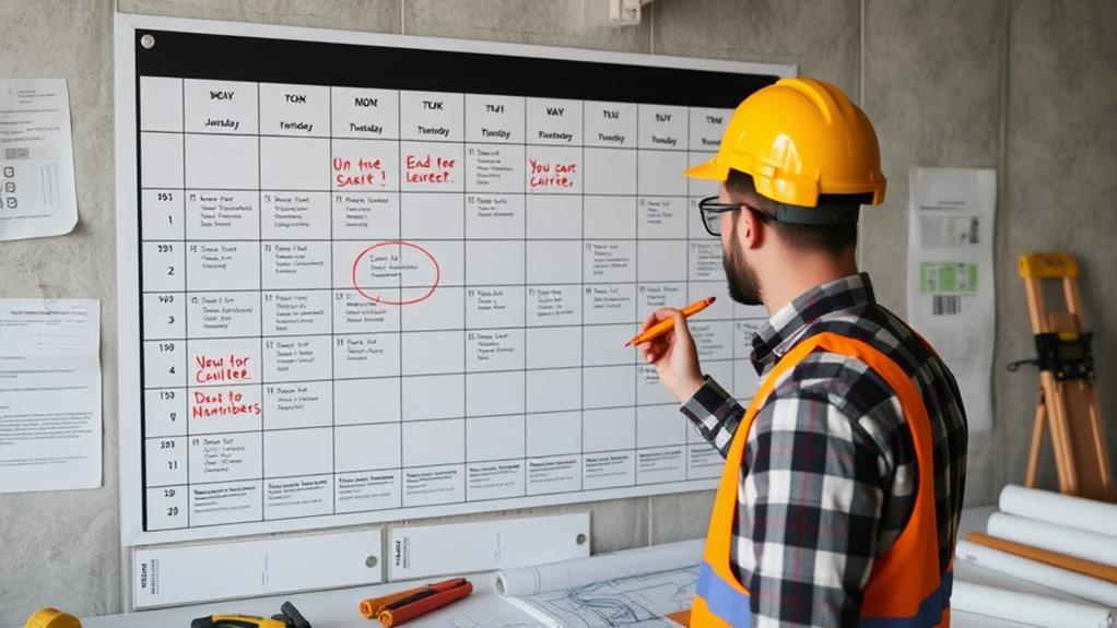 incorporate ample scheduling contingency