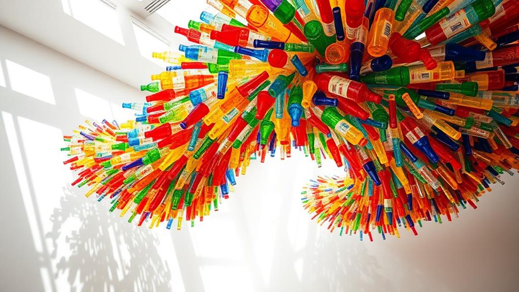 innovative upcycled art displays