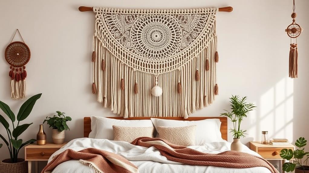 intricate textile wall decorations