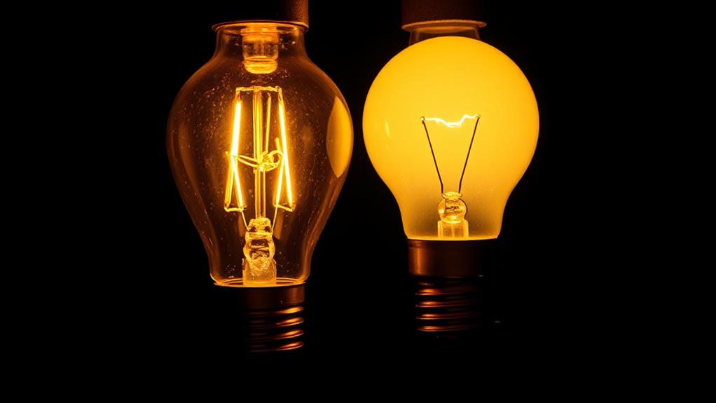 lumens measure light output watts measure power