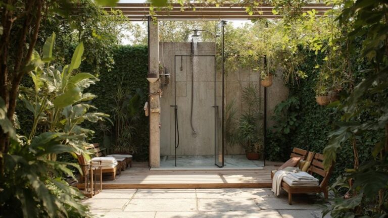 luxurious outdoor shower renovation ideas