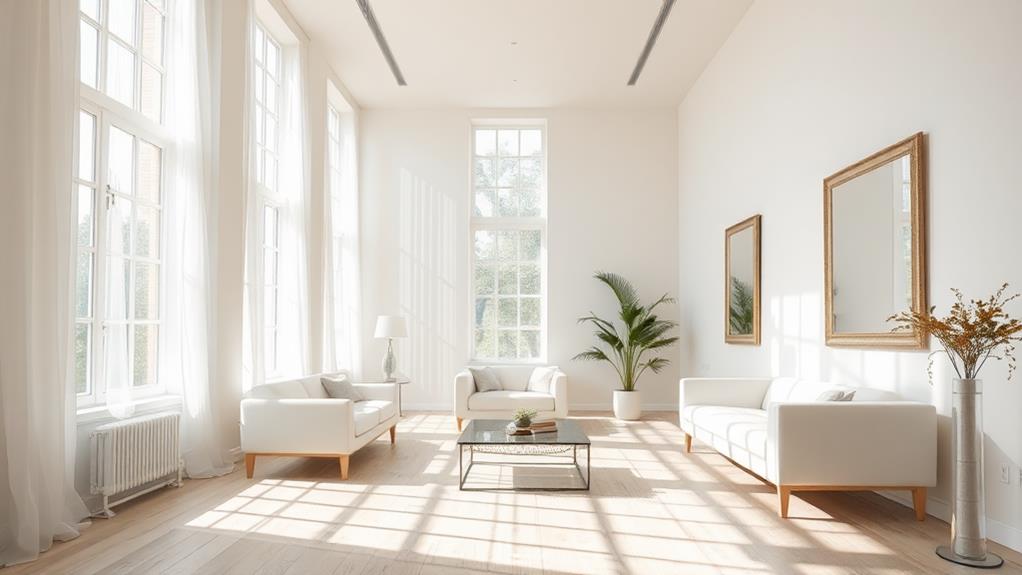 mirrored surfaces hues and tones