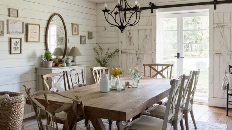 modern farmhouse style budgeted