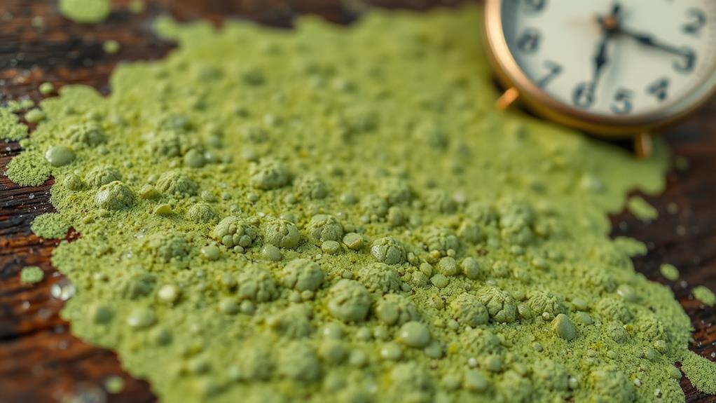 mold grows rapidly over time