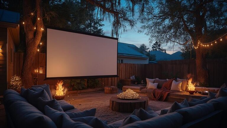 outdoor movie nights home cinema